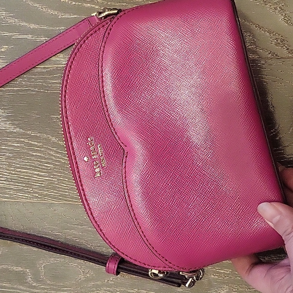Kate Spade Payton Dome Crossbody Bag Magenta Pink Fushia